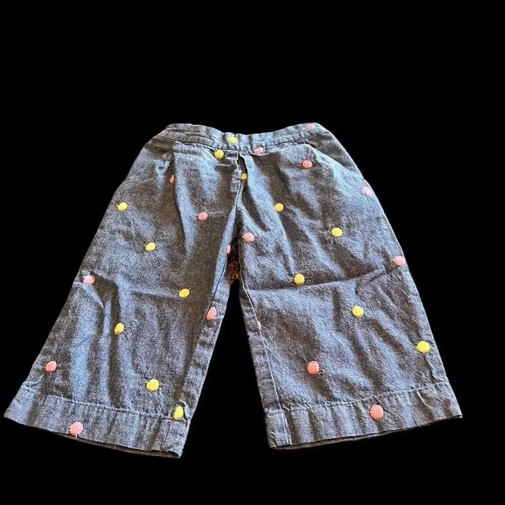 OshKosh B’Gosh infant‎ girls chambray polka dot pants